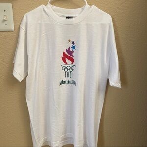 Vintage Thrashed 1996 Atlanta Olympics Sports Shirt Single Stitch XL Best USA